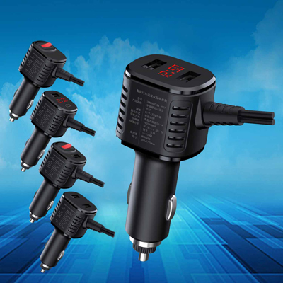 814開關(guān)車充USB&TYPEC接口車充外殼